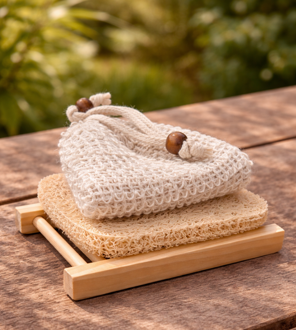 Soporte de jabón en madera