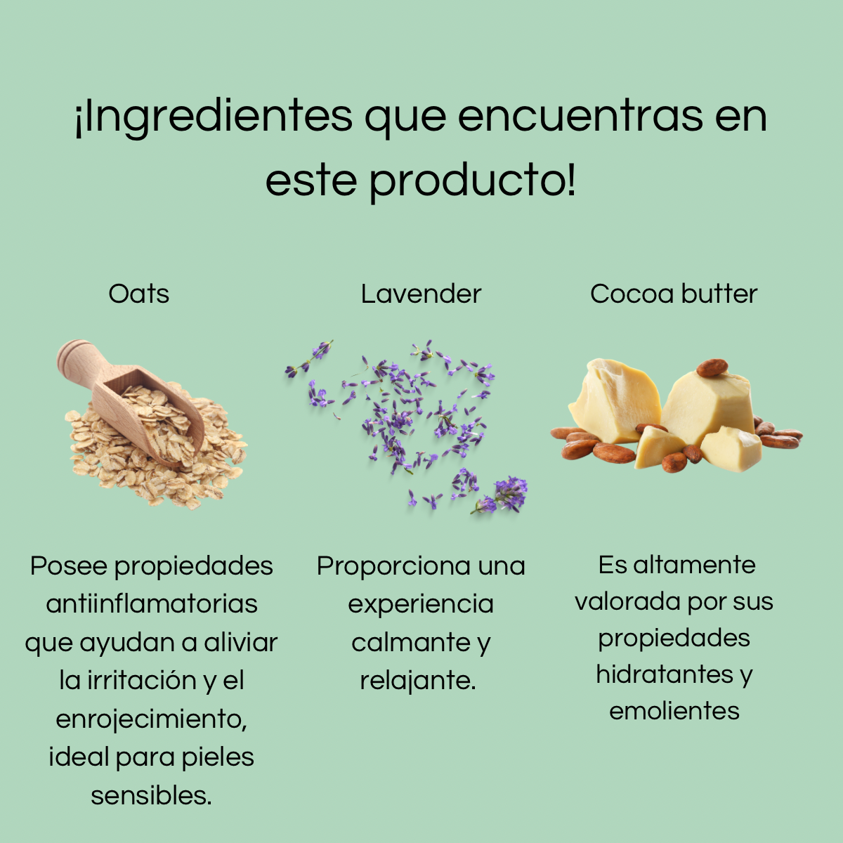 Jabón de avena y Lavanda