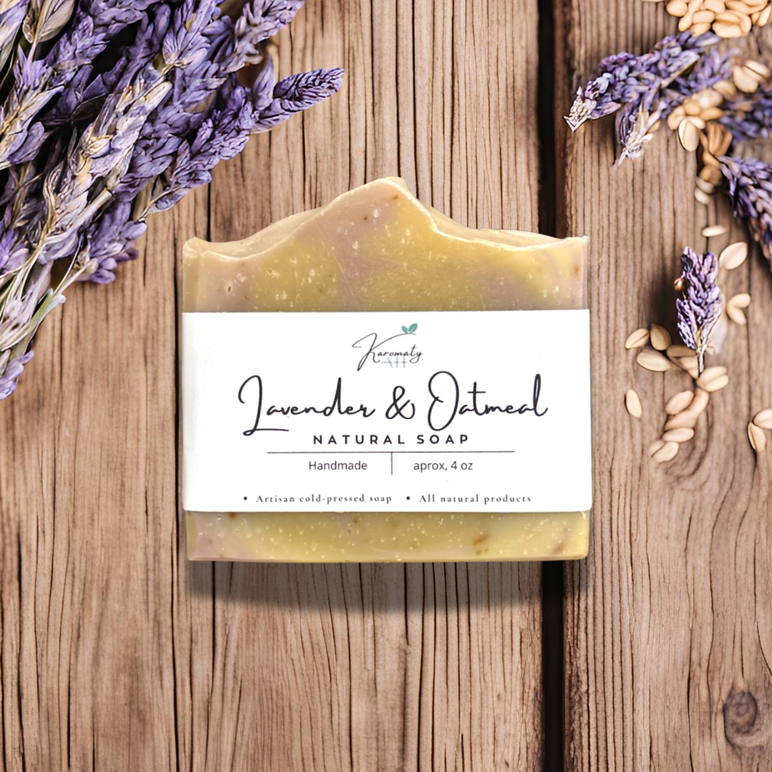 Jabón de avena y Lavanda