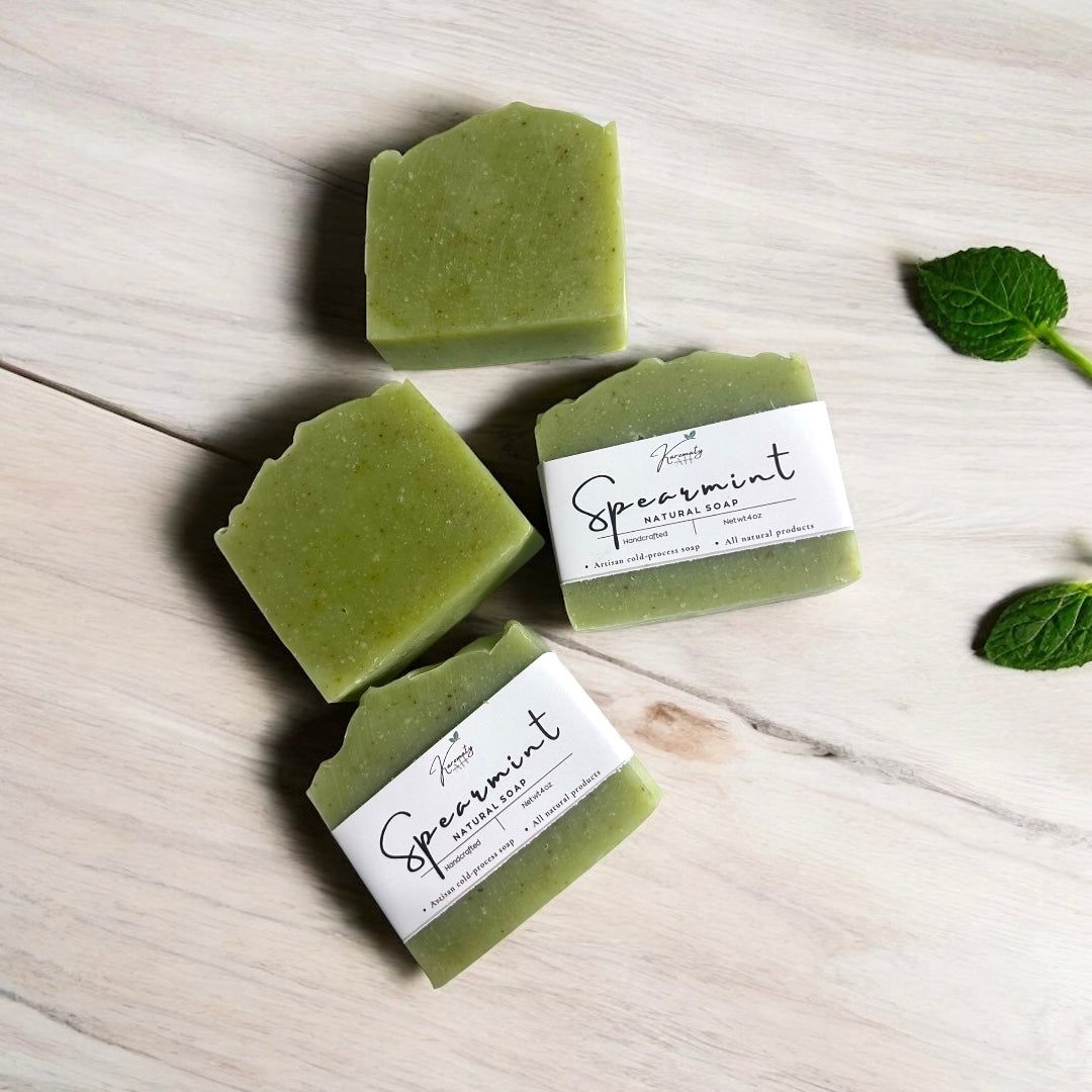 Jabón de menta verde