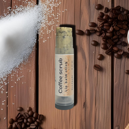 Coffee lip balm