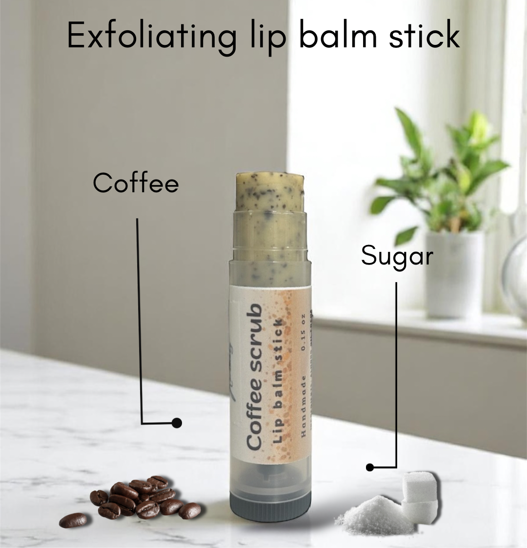 Coffee lip balm