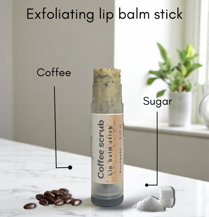 Coffee lip balm