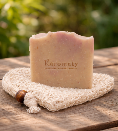 Oatmeal and lavender soap